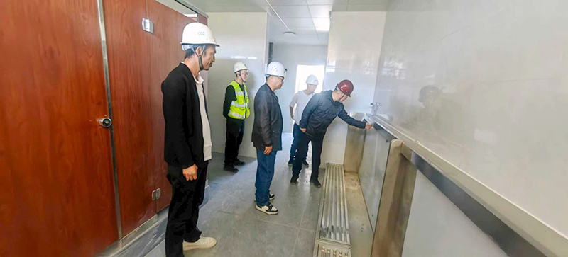 鄭州市建設投資集團有限公司 第六十七高級中學項目部國慶、中秋安全生產(chǎn)檢查簡報